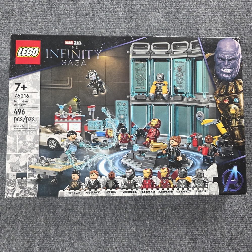 LEGO Marvel Iron Man Armory Set (76216)
